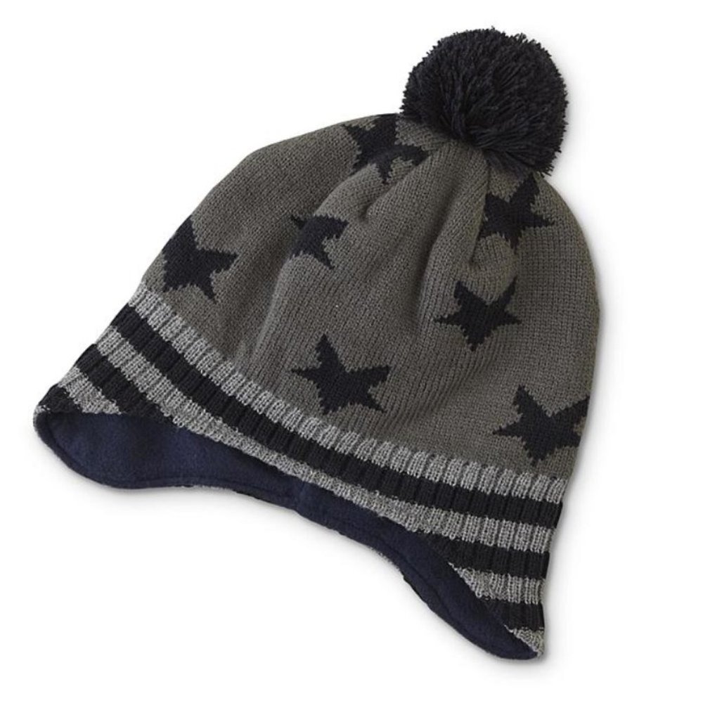 ✨$7 w/ $15+ BUNDLE✨ New Boy Stars Knit Pompom Beanie Winter Hat Cap